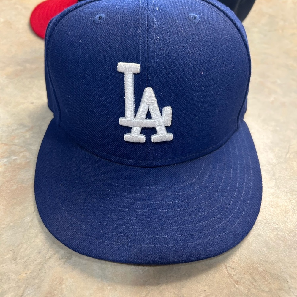 New Era Black and Blue Fitted Cap